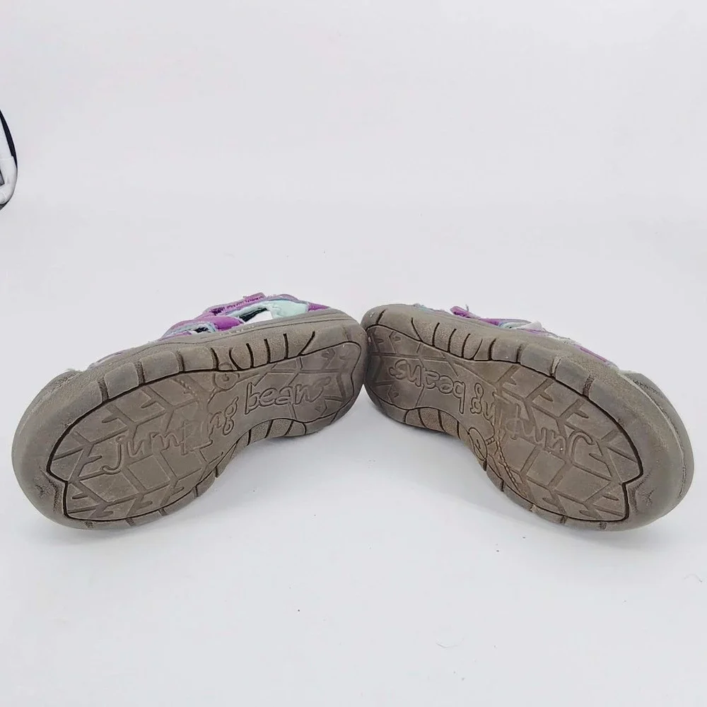 Jumping Beans Toddler Girls Purple Mint‎ Green Water Sandals Shoes Size 9